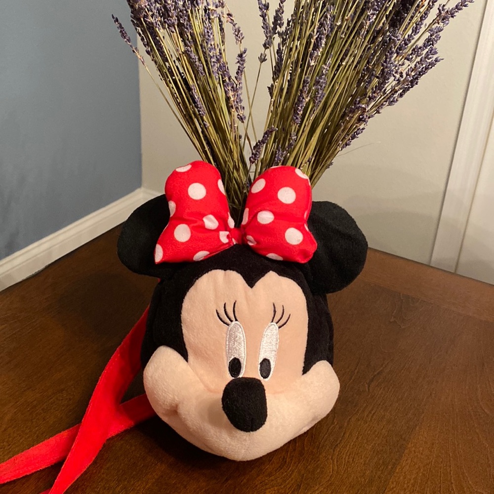DISNEY MINNIE MOUSE PLUSH HEAD SHOULDER BAG